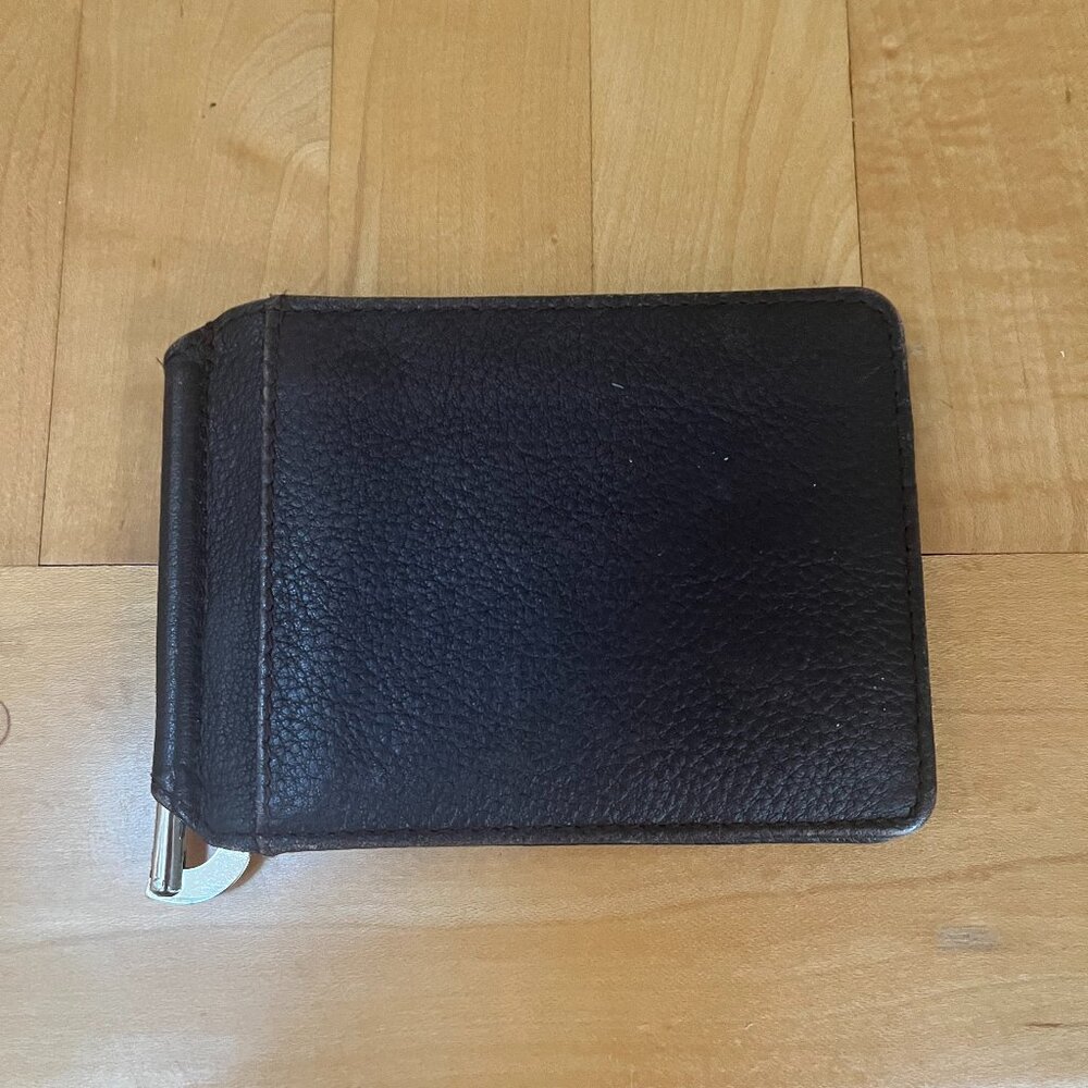 Chocolate Brown Genuine Leather Bifold Wallet